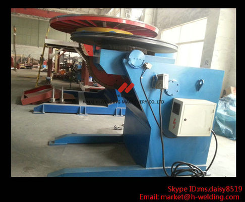 High Precision Pipe Welding Positioners With Turning / Revolve Table HB30 3000KG
