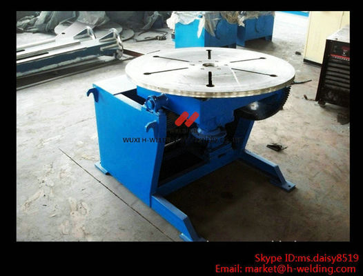 5 Ton High Speed Auto Rotary Pipe Welding Turning Table Heavy Duty For Tank / Pipe / Vessel