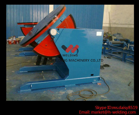5 Ton High Speed Auto Rotary Pipe Welding Turning Table Heavy Duty For Tank / Pipe / Vessel