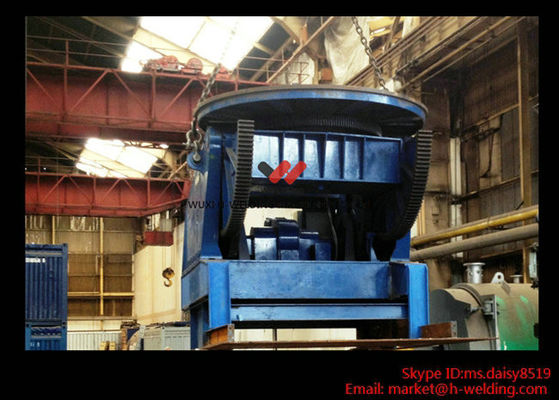 Self-Adjustable Pipe Welding Positioner Vessel Loading 8 Ton T-slots For Clamping