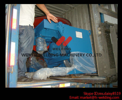 Engineering Pipe Boiler Welding Positioner Turntable With Overturning Device / Working Table