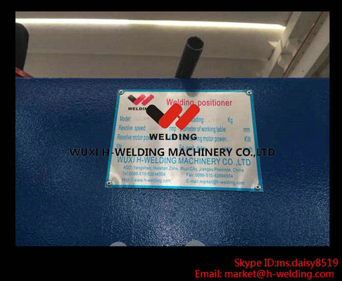 Engineering Pipe Boiler Welding Positioner Turntable With Overturning Device / Working Table