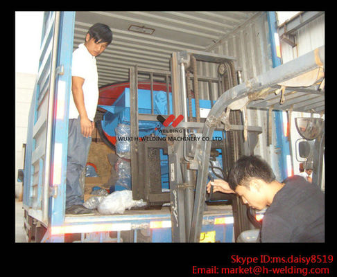 Engineering Pipe Boiler Welding Positioner Turntable With Overturning Device / Working Table