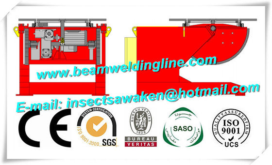 Bench Top Pipe Welding Positioner , Tilt And Rotate Positioner Welding Turntable
