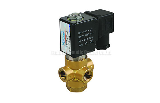 3/2 Way Direct Acting Brass Solenoid Valve G1/8